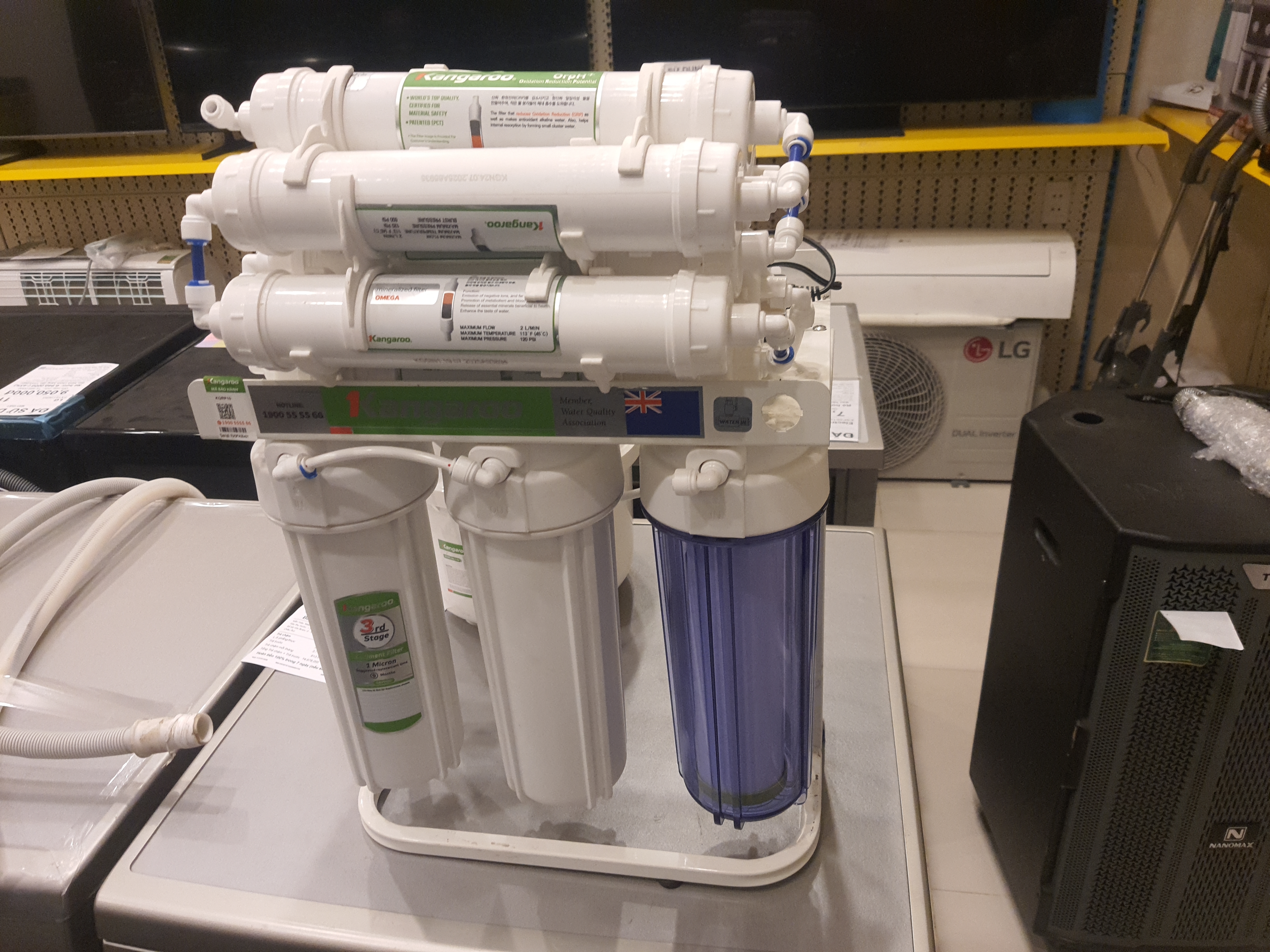 Máy lọc nước RO âm tủ Kangaroo KGRP10 10 lõi (IMEI)