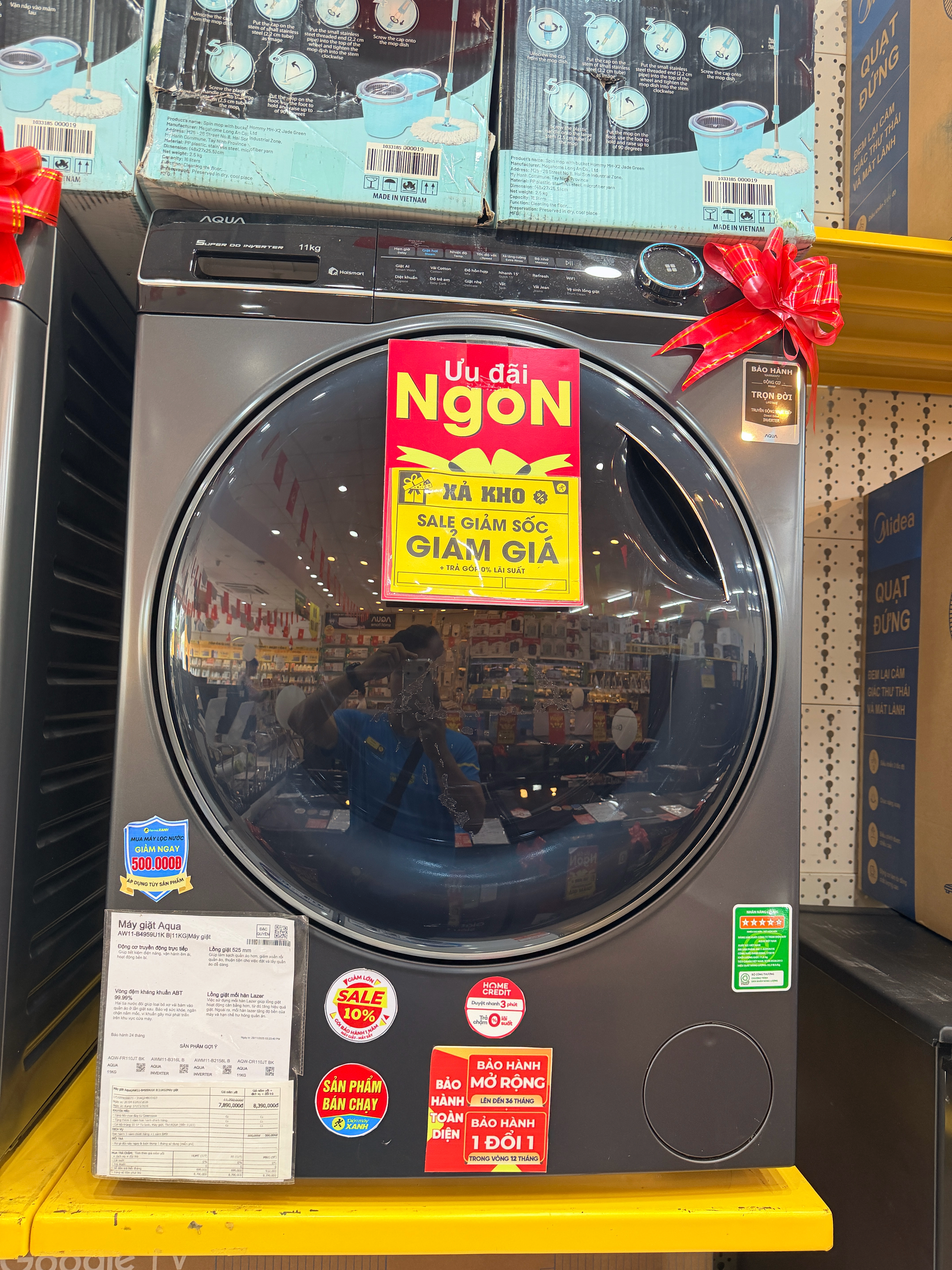 Máy giặt Aqua AW11-B4959U1K B