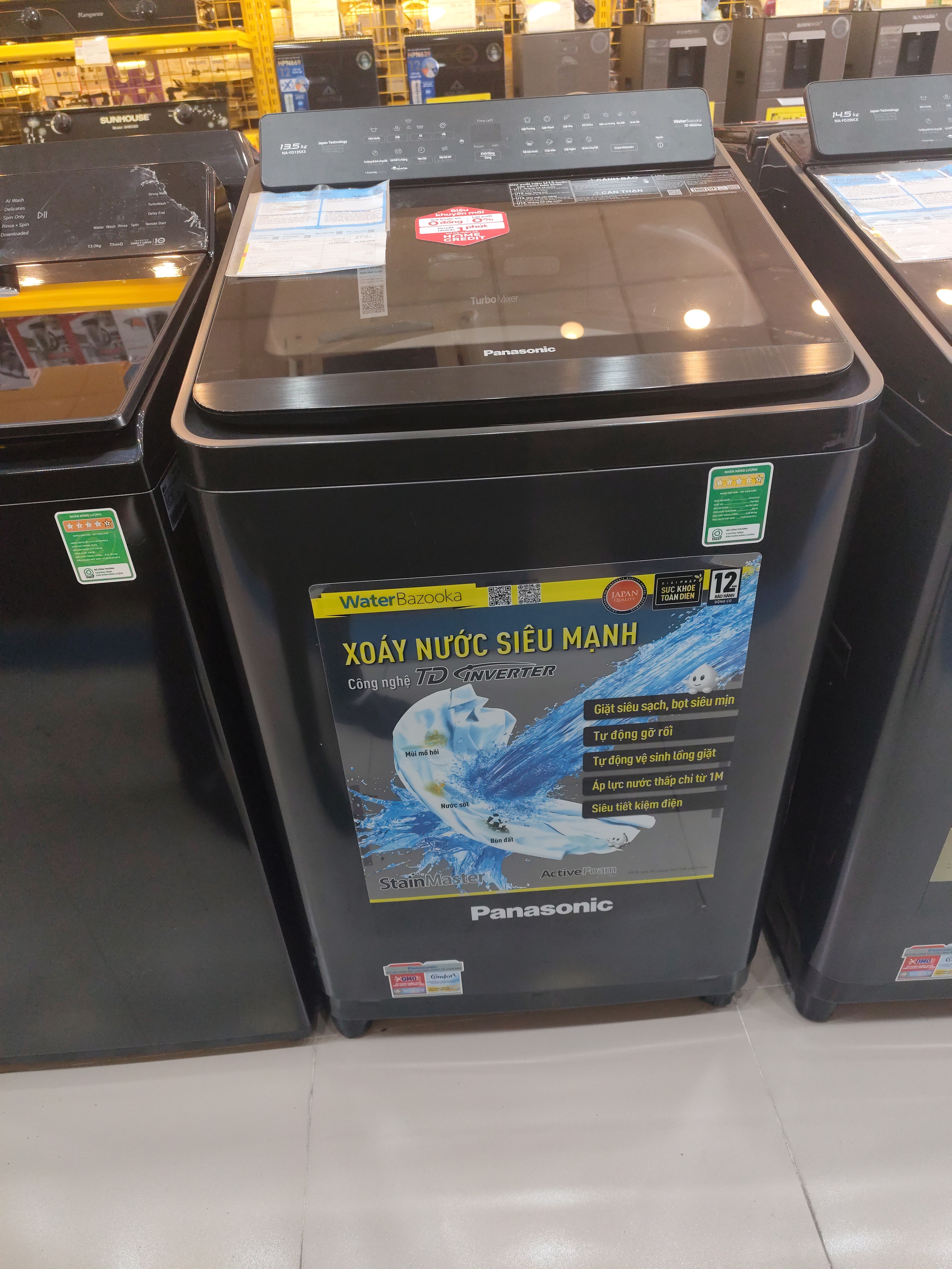 Máy giặt Panasonic NA-FD135X3BV